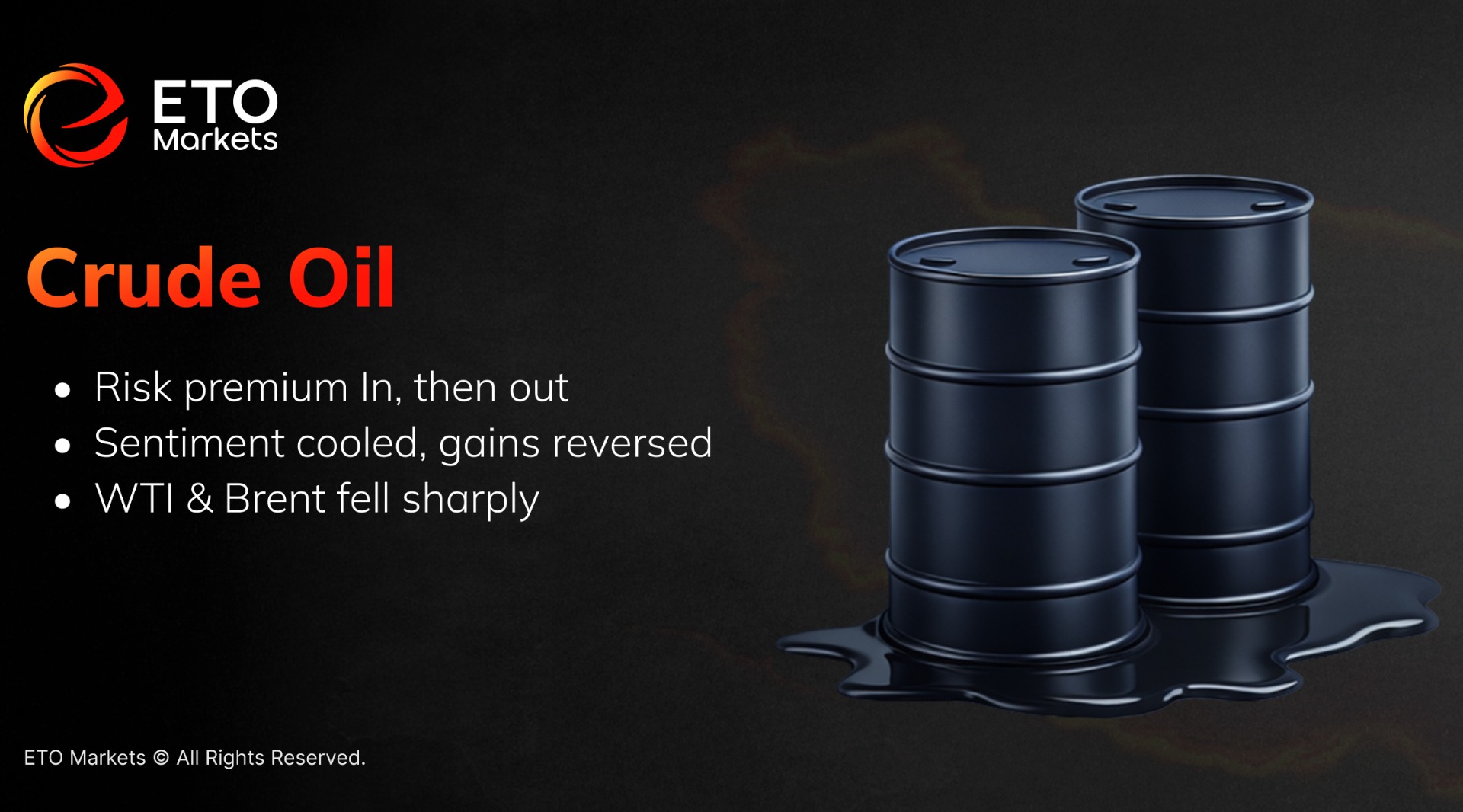 ETO Markets TrendWatch : Gold, Oil, and US Stocks React Amid the Iran Shock 