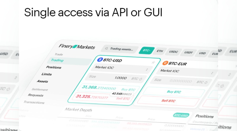 Finery Markets API or GUI edited screenshot