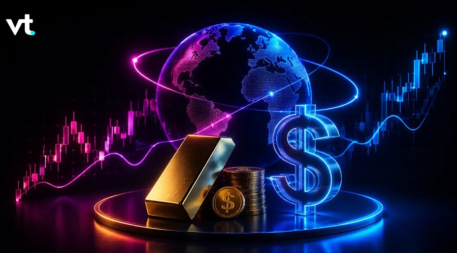 Gold Faces Fed Test as Dollar and Yields Shift