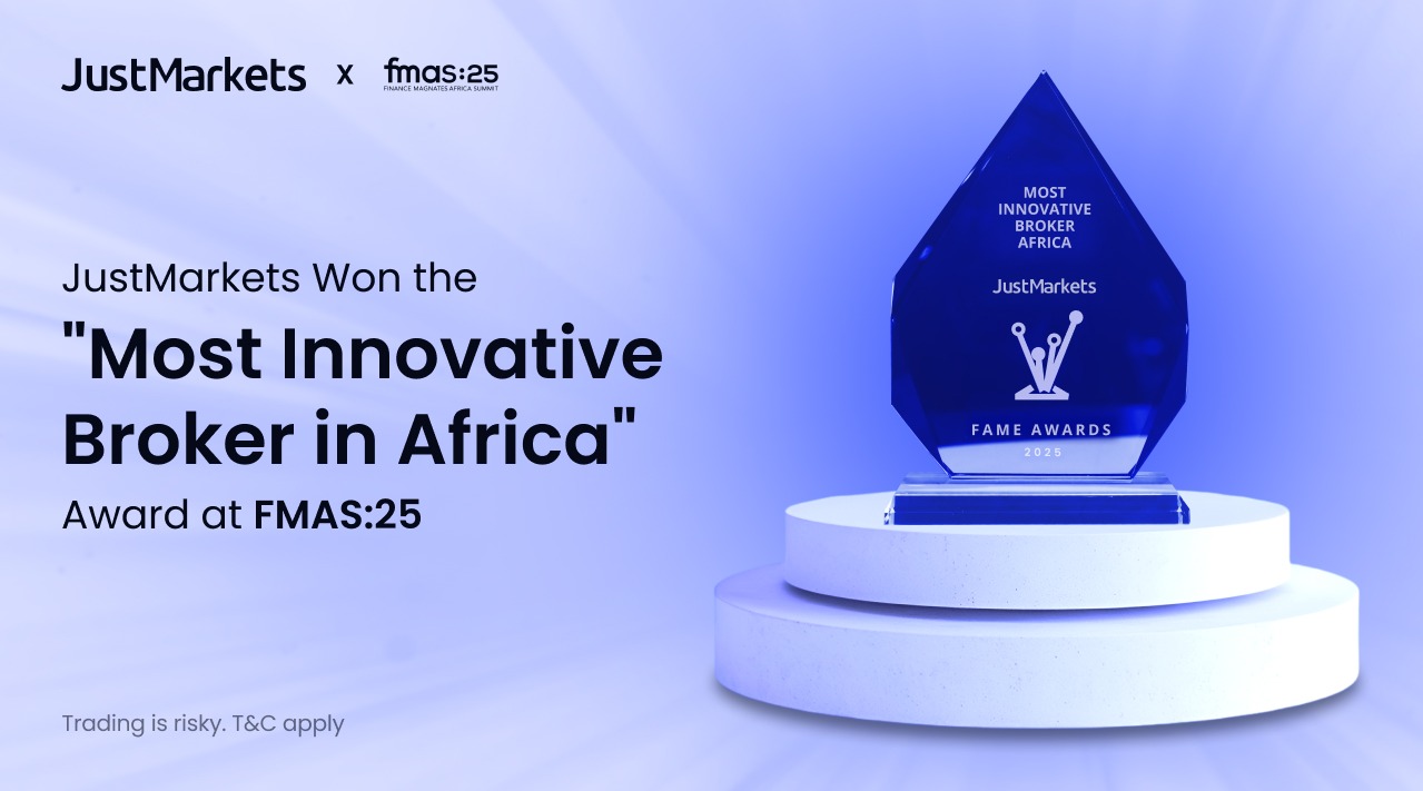 JustMarkets Won the Most Innovative Broker in Africa Award at FMAS:25