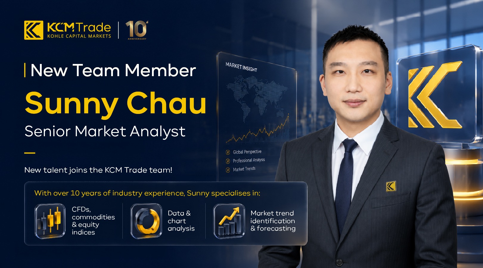 KCM Trade Appoints New Senior Market Analyst
