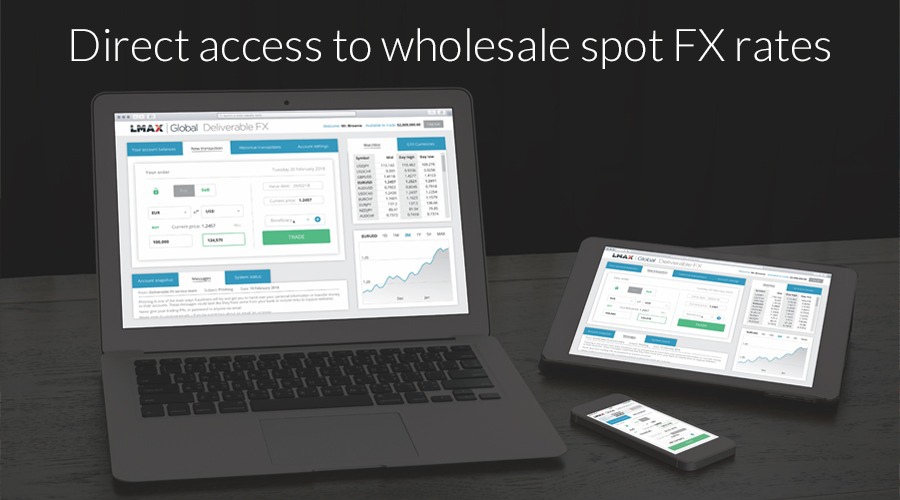 LMAX GLOBAL fx rates screenshot