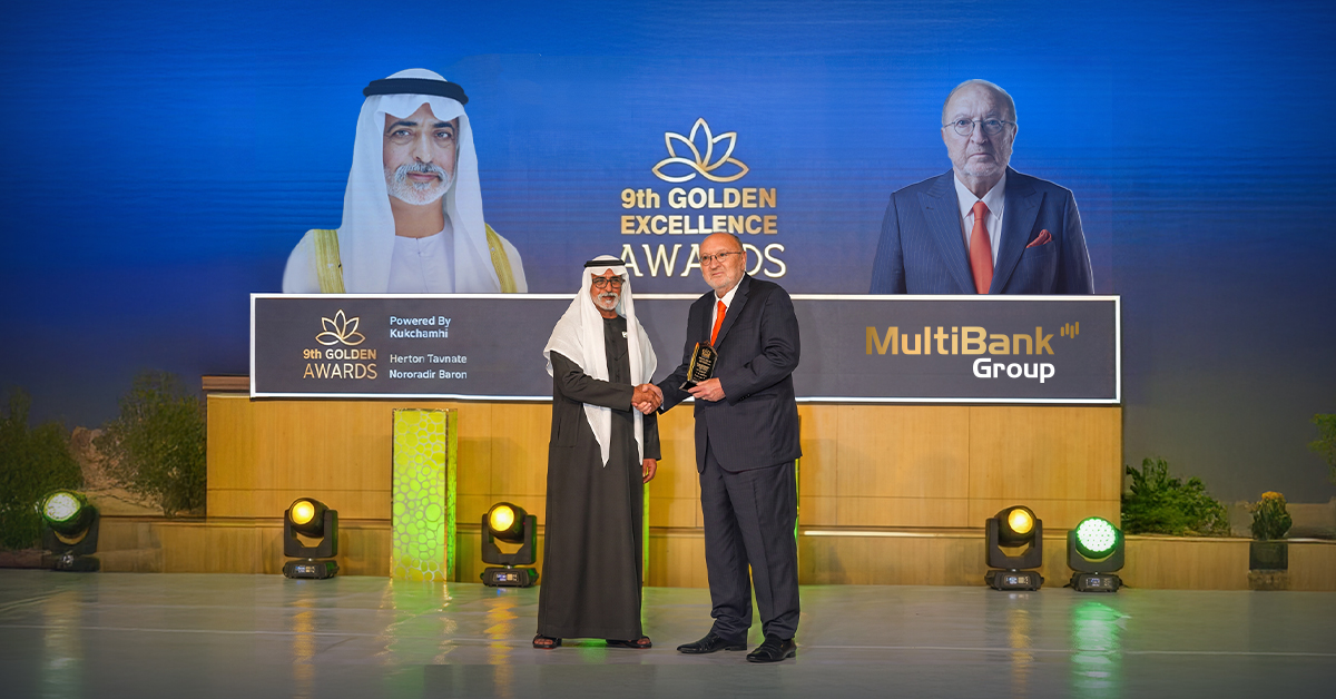 Naser Taher Receives Golden Excellence Award for FinTech
