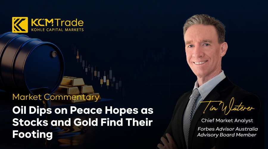 Oil Dips on Peace Hopes as Stocks and Gold Find Their Footing