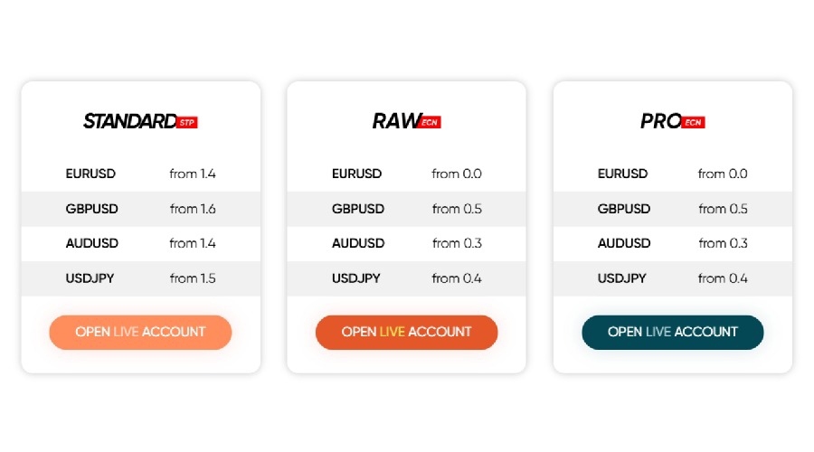 Vantage Fee Structure